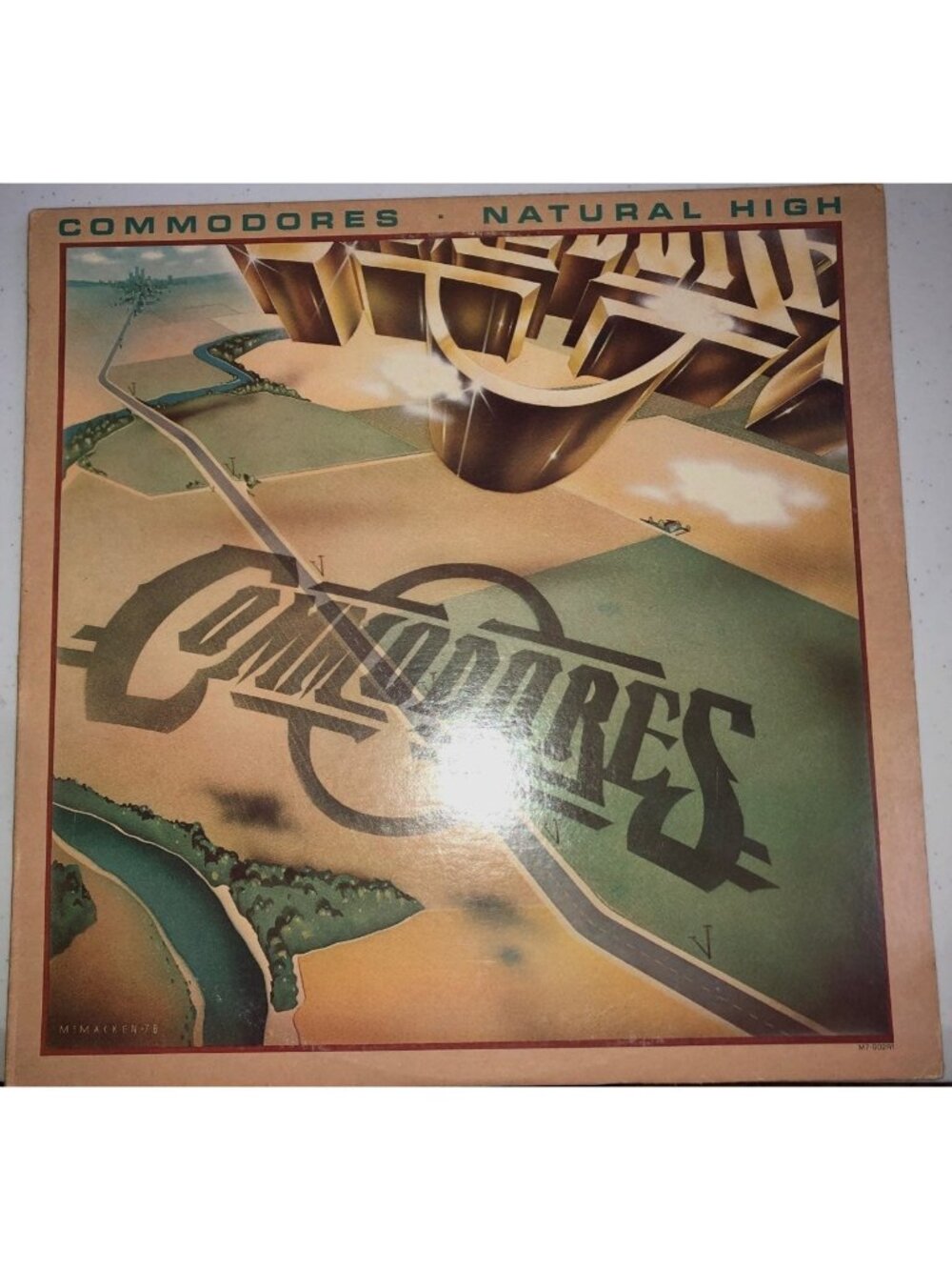 Commodores Natural High Vinyl LP 1978 Motown Records M7-902R1 Includes "Three Ti